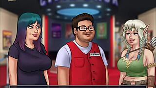 In video, MILF and her stepsons secret affair gets steamy in anime style