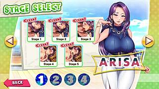 Cleaning Hentai Images In The Paradise Game For Fun