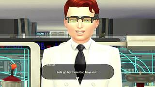 Dexter has x-ray specs and can see everyone naked in the Sims 4 world