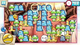 Cleaning Hentai Images In The Paradise Game For Fun