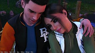 lake date with cute girl in 3d game outfit