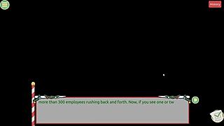 Naughty elf and sexy santa wife in xmas hentai game!