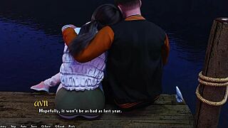 Big-boobed MILF Jill enjoys a romantic lake date with a cartoon character known as Dik 190