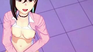 Ayase Momo's wild solo session in tight uniform