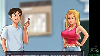 Helping a hot girl with school and pleasure in France