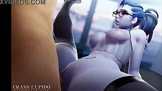 Widowmaker Anal Assfucking Compilation in Overwatch Hentai