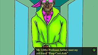 Big ass white professor seduced by pimp in game with bad ending