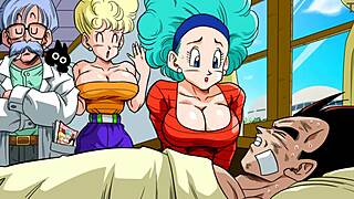 Bulma's new lover: the mighty Vegeta in action