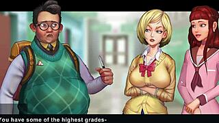 Mature beauty gets wild in Animemilf game