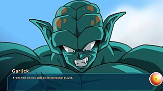 Garlick Jr. and Bulma in a steamy 3some adventure