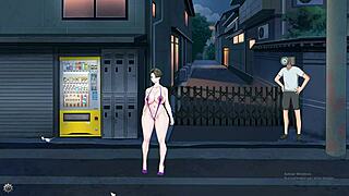 This is a shameless MILF who enjoys public exposure