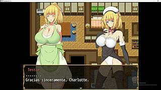 Charlotte’s adventure begins with some hot sex scenes