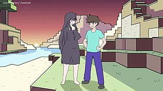Ender chan: A 2D animated parody of Steve's Minecraft hentai