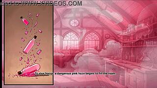 Intense taboo hentai game where maid step mom goes without panties