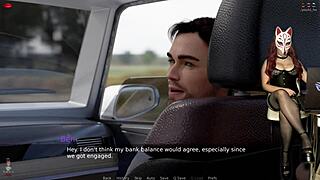 i am ms denvers in ep 55 wearing stockings and see through bra