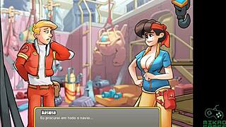 European space rescue mission turns into a wild hentai game