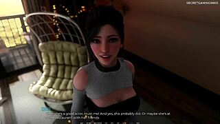 3D game with hot stepsis and monster cock desire