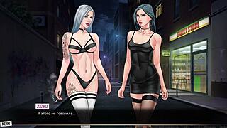 Double trouble with an MILF and her daughter in hot anime-style action