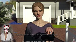 Busty Russian Brunette MILFs Race in Sexy Stockings for Hentai Game Victory