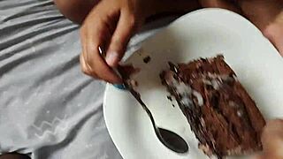 Hot milf gets cream with big cock and loves it