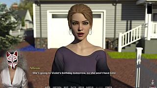 Busty Russian Brunette MILFs Race in Sexy Stockings for Hentai Game Victory