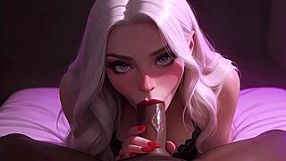 Stepmother with a big cock: 3D MILF blowjob experience