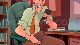 hot milf sending spicy nudes in naughty home animation series