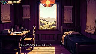 in archalchemy hentai game ep 8, milf squirts as stepson creampies her