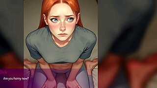 horny wife teases lover on video call in steamy 3d hentai animation with mila ai