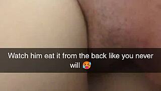 Real cheating girlfriend Richelle Rose turned cumslut on Snapchat!