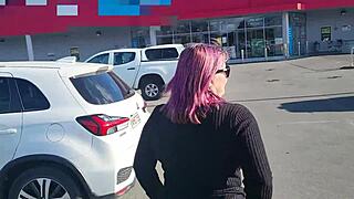 that kiwi slutty milf getting railed in the department store changing rooms, part one