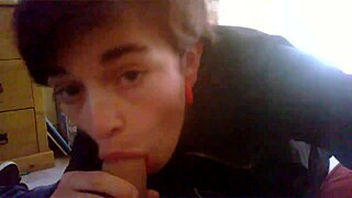 Emma Kees, the emo teen, performs a deepthroat blowjob on a big cock, showcasing her skills with enthusiasm.