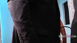 Milf interacts with police during interrogation