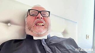 Anita Satanita’s Sexy Ass Swallows Blessed Cum