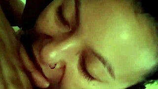 Real homemade amateur video of a woman swallowing a cock