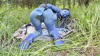 Monika Fox's extreme anal dildo squirt