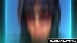 RealityKings: 8th Street Latinas Jmac and Marina Angel in Steamy Lace Action