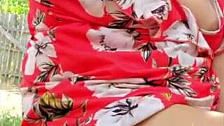 Hot blonde masturbating in her room.