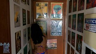 my friend dumped her trash boyfriend so we banged publicly at building pool