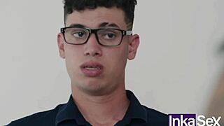 Cheating on My Boyfriend with My Personal Trainer's Huge Cock While He Reads the Newspaper!