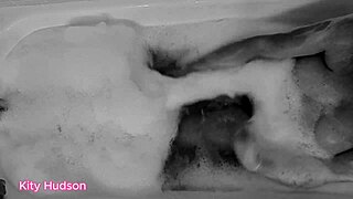Kitty Hudson's self-pleasure experience with a vibrator