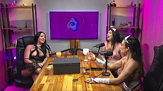 Famous Latina Model Engages in Wild Lesbian Action