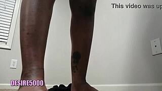 twerking housewife shows off her curvy ebony body.