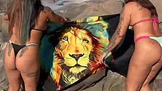 while our husbands drink, my friend and i flash our pierced nipples and vaginas, craving big black cocks for foreplay and milk.