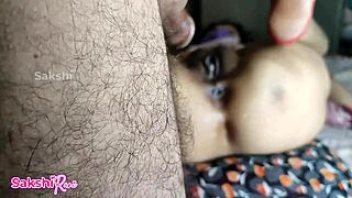 Young Indian couple's wild missionary sex in the bedroom