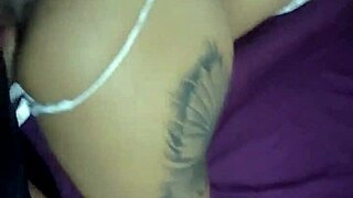 Colombian milf rides rookie's monster cock in hot pov foreplay. Ebony ass and tits bounce hard.