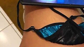 Masturbating in the bathroom with my friend's mom