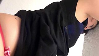 Beautiful Japanese MILF in hotel room in secret video