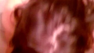 Steamy bathtub scene with a MILF giving a blowjob and cum on her natural big tits
