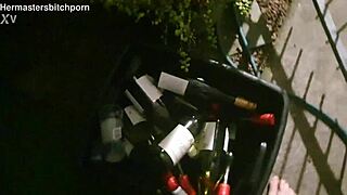 Piss'd kiwi tramp gets public dousing on city street